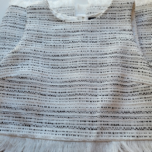 Karl Lagerfeld Paris white and black tweed dress size 4 - Picture 11 of 11
